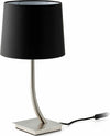 REM Lampada da tavolo nichel/nera Illuminazione/Illuminazione per interni/Lampade/Lampade da tavolo e abat-jour Led Mall Home - Napoli, Commerciovirtuoso.it