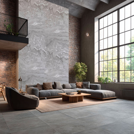 €16,99mq TAAC! 4WALL pacco da 5,76mq (4 pannelli) rivestimento a parete SPC Click 5x600x2400mm NEBULA