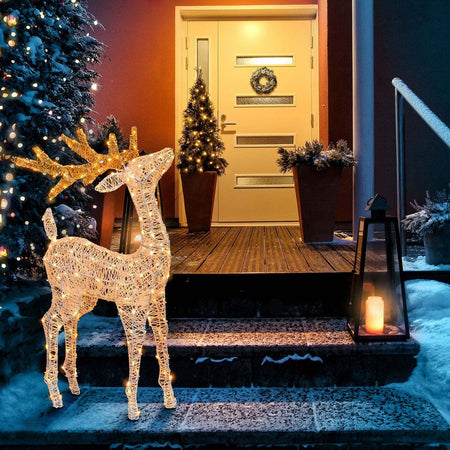 Renna 3D luminosa con LED LHC Traditional da Ø 5 mm, con cavo di alimentazione Casa e cucina/Decorazioni per interni/Addobbi e decorazioni per ricorrenze/Decorazioni natalizie/Oggettistica MagiediNatale.it - Altamura, Commerciovirtuoso.it