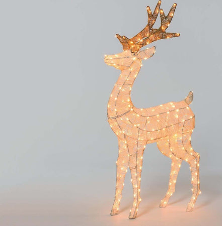 Renna 3D luminosa con LED LHC Traditional da Ø 5 mm, con cavo di alimentazione Casa e cucina/Decorazioni per interni/Addobbi e decorazioni per ricorrenze/Decorazioni natalizie/Oggettistica MagiediNatale.it - Altamura, Commerciovirtuoso.it