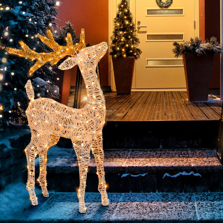 Renna 3D luminosa con LED LHC Traditional da Ø 5 mm, con cavo di alimentazione Casa e cucina/Decorazioni per interni/Addobbi e decorazioni per ricorrenze/Decorazioni natalizie/Oggettistica MagiediNatale.it - Altamura, Commerciovirtuoso.it