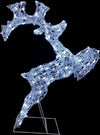 Renna che salta luminosa in filo di cristallo per uso interno ed esterno h80 cm Casa e cucina/Decorazioni per interni/Addobbi e decorazioni per ricorrenze/Decorazioni natalizie/Oggettistica MagiediNatale.it - Altamura, Commerciovirtuoso.it
