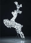 Renna che salta luminosa in filo di cristallo per uso interno ed esterno h80 cm Casa e cucina/Decorazioni per interni/Addobbi e decorazioni per ricorrenze/Decorazioni natalizie/Oggettistica MagiediNatale.it - Altamura, Commerciovirtuoso.it