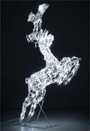Renna che salta luminosa in filo di cristallo per uso interno ed esterno h80 cm Casa e cucina/Decorazioni per interni/Addobbi e decorazioni per ricorrenze/Decorazioni natalizie/Oggettistica MagiediNatale.it - Altamura, Commerciovirtuoso.it