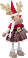 Renna con cappellino e sciarpa con gonna decorazione in poliestere da 46 cm Casa e cucina/Decorazioni per interni/Addobbi e decorazioni per ricorrenze/Decorazioni natalizie/Schiaccianoci MagiediNatale.it - Altamura, Commerciovirtuoso.it