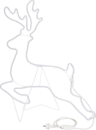 Renna galoppante luminosa ad effetto neon con led bifacciale addobbi natalizi per esterno Casa e cucina/Decorazioni per interni/Addobbi e decorazioni per ricorrenze/Decorazioni natalizie/Oggettistica MagiediNatale.it - Altamura, Commerciovirtuoso.it