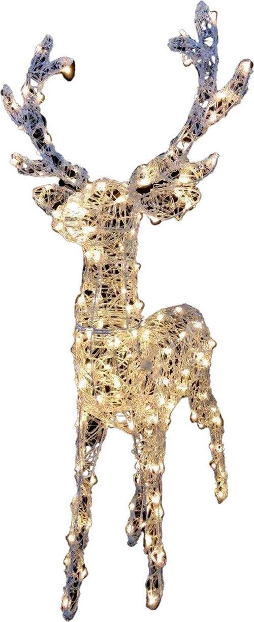Renna luminosa a led decorazione natalizia per uso interno ed esterno h 110 cm Casa e cucina/Decorazioni per interni/Addobbi e decorazioni per ricorrenze/Decorazioni natalizie/Oggettistica MagiediNatale.it - Altamura, Commerciovirtuoso.it