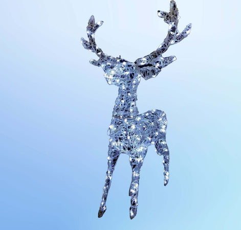Renna luminosa a led decorazione natalizia per uso interno ed esterno h 110 cm Casa e cucina/Decorazioni per interni/Addobbi e decorazioni per ricorrenze/Decorazioni natalizie/Oggettistica MagiediNatale.it - Altamura, Commerciovirtuoso.it