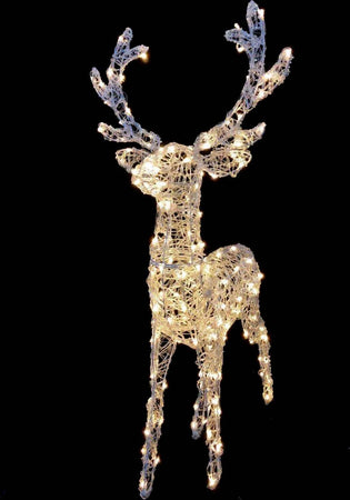 Renna luminosa a led decorazione natalizia per uso interno ed esterno h 110 cm Casa e cucina/Decorazioni per interni/Addobbi e decorazioni per ricorrenze/Decorazioni natalizie/Oggettistica MagiediNatale.it - Altamura, Commerciovirtuoso.it