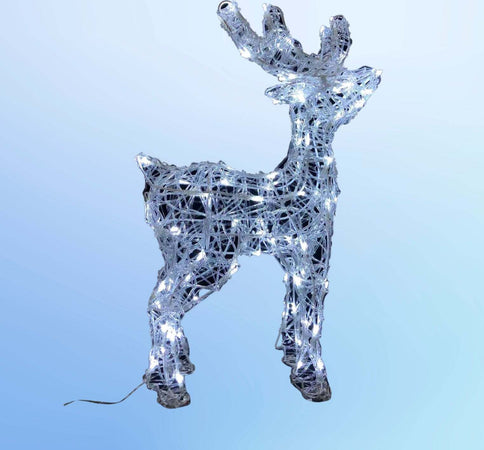 Renna luminosa a led decorazione natalizia per uso interno ed esterno h 110 cm Casa e cucina/Decorazioni per interni/Addobbi e decorazioni per ricorrenze/Decorazioni natalizie/Oggettistica MagiediNatale.it - Altamura, Commerciovirtuoso.it