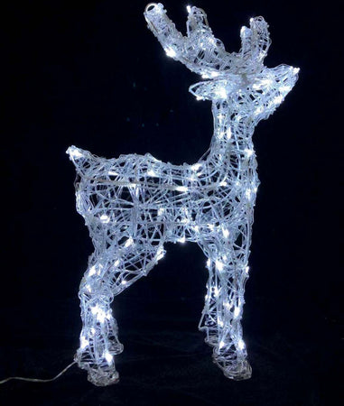 Renna luminosa a led decorazione natalizia per uso interno ed esterno h 110 cm Casa e cucina/Decorazioni per interni/Addobbi e decorazioni per ricorrenze/Decorazioni natalizie/Oggettistica MagiediNatale.it - Altamura, Commerciovirtuoso.it