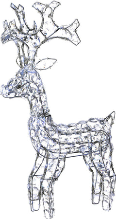 Renna luminosa a led decorazione natalizia per uso interno ed esterno h 66 cm Casa e cucina/Decorazioni per interni/Addobbi e decorazioni per ricorrenze/Decorazioni natalizie/Oggettistica MagiediNatale.it - Altamura, Commerciovirtuoso.it