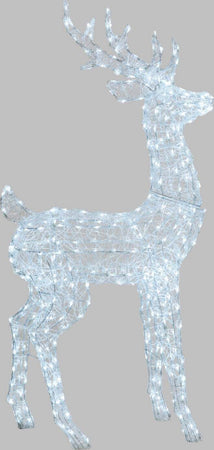 Renna luminosa con testa rotante in acrilico e led da Ø 5 mm a luce fredda Casa e cucina/Decorazioni per interni/Addobbi e decorazioni per ricorrenze/Decorazioni natalizie/Oggettistica MagiediNatale.it - Altamura, Commerciovirtuoso.it