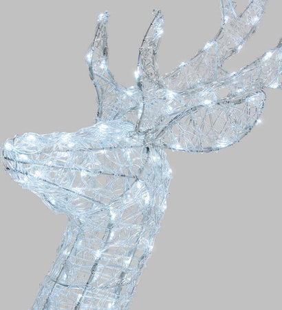 Renna luminosa con testa rotante in acrilico e led da Ø 5 mm a luce fredda Casa e cucina/Decorazioni per interni/Addobbi e decorazioni per ricorrenze/Decorazioni natalizie/Oggettistica MagiediNatale.it - Altamura, Commerciovirtuoso.it