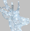 Renna luminosa con zampa alzata in acrilico luce a led bianco freddo h125 cm Casa e cucina/Decorazioni per interni/Addobbi e decorazioni per ricorrenze/Decorazioni natalizie/Oggettistica MagiediNatale.it - Altamura, Commerciovirtuoso.it