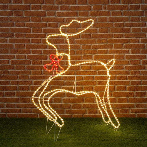 Renna luminosa di natale con tubo a led luce calda per esterno 120 cm addobbi natalizi Casa e cucina/Decorazioni per interni/Addobbi e decorazioni per ricorrenze/Decorazioni natalizie/Oggettistica MagiediNatale.it - Altamura, Commerciovirtuoso.it