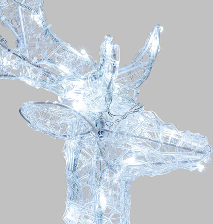 Renna luminosa in acrilico con led bianco freddo per esterno ed interno Casa e cucina/Decorazioni per interni/Addobbi e decorazioni per ricorrenze/Decorazioni natalizie/Oggettistica MagiediNatale.it - Altamura, Commerciovirtuoso.it