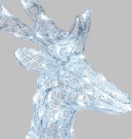 Renna luminosa in acrilico con led bianco freddo per esterno ed interno Casa e cucina/Decorazioni per interni/Addobbi e decorazioni per ricorrenze/Decorazioni natalizie/Oggettistica MagiediNatale.it - Altamura, Commerciovirtuoso.it