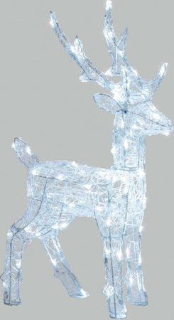 Renna luminosa in acrilico con led bianco freddo per esterno ed interno Casa e cucina/Decorazioni per interni/Addobbi e decorazioni per ricorrenze/Decorazioni natalizie/Oggettistica MagiediNatale.it - Altamura, Commerciovirtuoso.it