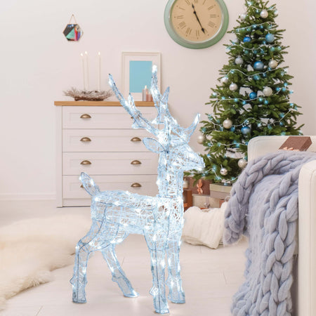 Renna luminosa in acrilico con led bianco freddo per esterno ed interno Casa e cucina/Decorazioni per interni/Addobbi e decorazioni per ricorrenze/Decorazioni natalizie/Oggettistica MagiediNatale.it - Altamura, Commerciovirtuoso.it