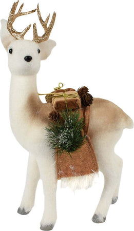 Renna natalizia con sacchi in juta, rametti e pigne decorazione ambienti h 45 cm Casa e cucina/Decorazioni per interni/Addobbi e decorazioni per ricorrenze/Decorazioni natalizie/Schiaccianoci MagiediNatale.it - Altamura, Commerciovirtuoso.it