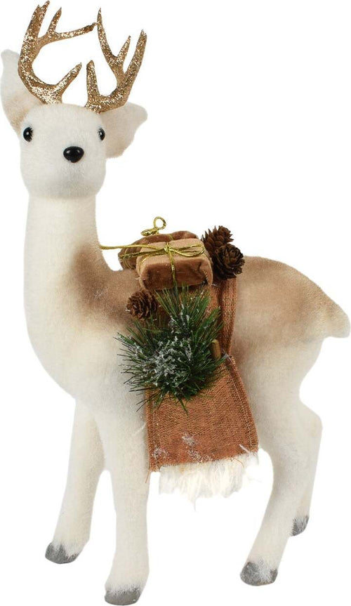Renna natalizia con sacchi in juta, rametti e pigne decorazione ambienti h 45 cm Casa e cucina/Decorazioni per interni/Addobbi e decorazioni per ricorrenze/Decorazioni natalizie/Schiaccianoci MagiediNatale.it - Altamura, Commerciovirtuoso.it