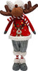 Renna peluche con cappello e vestito decorazione natalizia per interno Casa e cucina/Decorazioni per interni/Addobbi e decorazioni per ricorrenze/Decorazioni natalizie/Schiaccianoci MagiediNatale.it - Altamura, Commerciovirtuoso.it