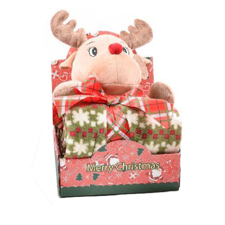 Coperta con personaggio natalizio per decorazioni ambienti