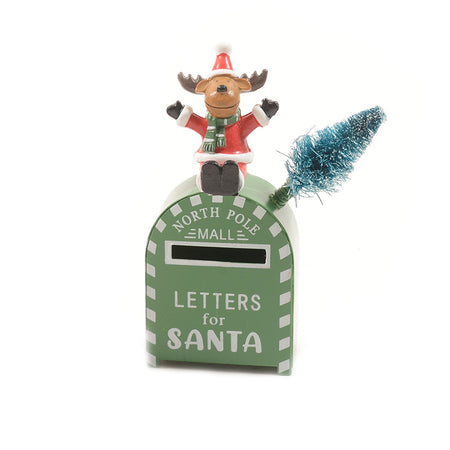 Cassetta postale per lettere di natale per decorazione natalizia