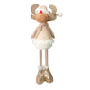 Peluche renna natalizia telescopica decorazione per interno da 49 cm