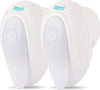 Repellente Zanzare Ultrasuoni Spina Europea Luce LED Notturna Topi Insetti 2 pezzi