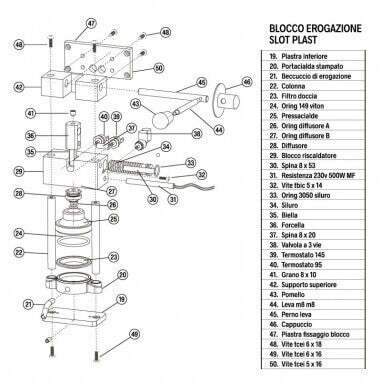 Resistenza 230v 500w Originale Faber Slot