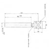 Resistenza Accensione Diametro 12,5Mm Lunghezza 80Mm 250W Con Morsetto Ceramico