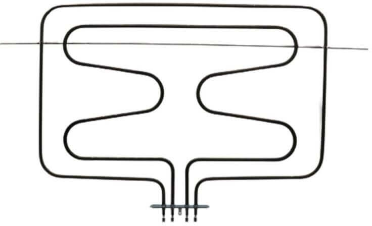 Resistenza Doppia Superiore 330x 488mm 1050 W + 2000 W Ariston Indesit Star C00141175