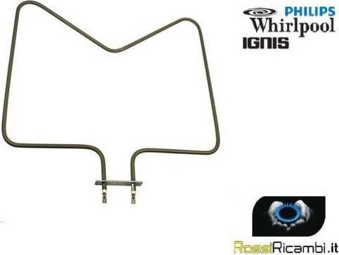 RESISTENZA FORNO WHIRLPOOL IGNIS INFERIORE BASE 1150 W 480121100591 Casa e cucina/Grandi elettrodomestici/Accessori e parti di ricambio/Ricambi e accessori per forni/Resistenze per forni Rossi Ricambi - Venetico Marina, Commerciovirtuoso.it