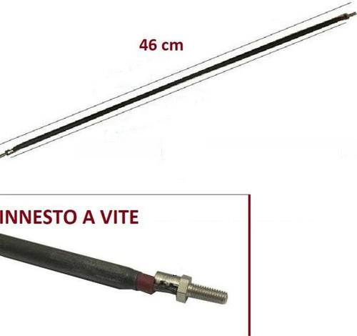 RESISTENZA LINEARE FORNETTO INNESTO - 550 W - 415 mm FORNO 115 v - RR2327 Casa e cucina/Grandi elettrodomestici/Accessori e parti di ricambio/Ricambi e accessori per forni/Resistenze per forni Rossi Ricambi - Venetico Marina, Commerciovirtuoso.it