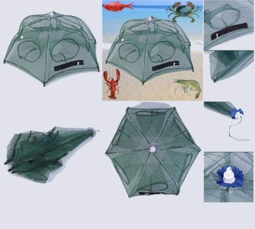RETE DA PESCA PIEGHEVOLE 6 FORI NASSA TRAPPOLA PESCI GRANCHI GAMBERO AD INGANNO Sport e tempo libero/Caccia e Pesca/Pesca/Accessori/Reti Trade Shop italia - Napoli, Commerciovirtuoso.it