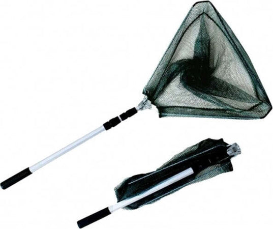 Rete-Da-Pesca-Pieghevole-Con-Manico-Telescopico-In-Allumino-Estensibile-Guardino