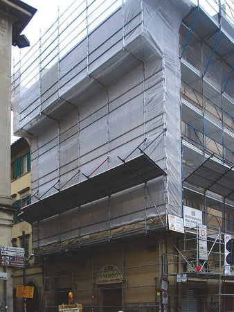 Rete di protezione per ponteggi in poliestere anti UV con bordo con asola Fai da te/Prodotti per la costruzione/Materiali da costruzione/Pavimenti di legno e recinzioni/Materiali/Reti di acciaio zincato La Zappa - Altamura, Commerciovirtuoso.it