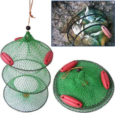 Retino Porta Pesci Rete Per La Pesca Con 3 Galleggianti Sport e tempo libero/Caccia e Pesca/Pesca/Accessori/Reti Trade Shop italia - Napoli, Commerciovirtuoso.it