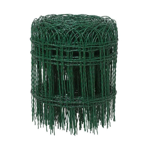Rete Ornamentale per aiuole in metallo, maglia rettangolare 150 x 85 mm 25 mt