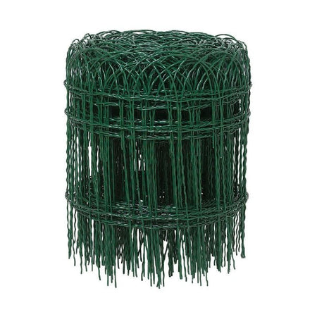 Rete Ornamentale per aiuole in metallo, maglia rettangolare 150 x 85 mm 25 mt