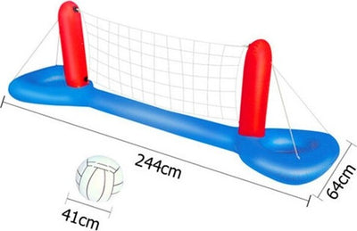 Rete Pallavolo Gonfiabile Galleggiante Con Pallone 244 X 64 Cm Mare Piscina Giochi e giocattoli/Sport e giochi all'aperto/Giochi aquatici e piscine per bambini/Set da basket e pallavolo galleggianti Trade Shop italia - Napoli, Commerciovirtuoso.it