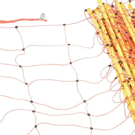 Rete recinto elettrico arancione per pecore h 90 cm x 50 mt Commercio Industria e Scienza/Attrezzature e forniture agricole/Strutture/Recinzioni La Zappa - Altamura, Commerciovirtuoso.it
