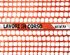 Rete segnaletica per delimitazione cantiere con scritta Lavori in Corso Fai da te/Prodotti per la costruzione/Materiali da costruzione/Pavimenti di legno e recinzioni/Materiali/Reti di acciaio zincato La Zappa - Altamura, Commerciovirtuoso.it