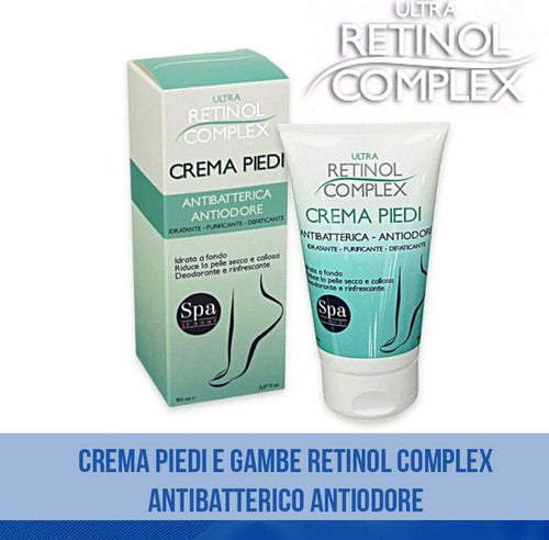 Retinol Complex Crema Crema Piedi Gambe Antibatterico Antiodore Rinfrescante Cura del corpo e viso > Creme Mani e Piedi Trade Shop italia - Napoli, Commerciovirtuoso.it