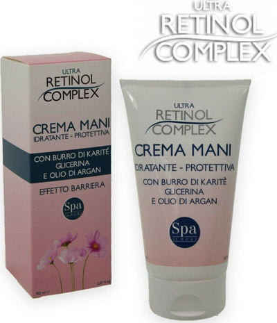 Retinol Complex Crema Mani Effetto Barriera Burro Di Karit? Olio Di Argan 150ml Cura del corpo e viso > Creme Mani e Piedi Trade Shop italia - Napoli, Commerciovirtuoso.it