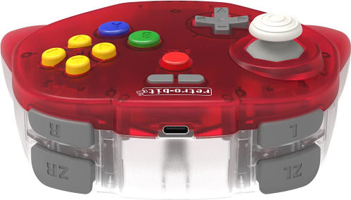 RETRO-BIT-TRIBUTE-64-2.4G-RED-(ROSSO)-SWITCH/N64