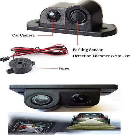 RETROCAMERA AC 201 HD TELECAMERA POSTERIORE SENSORE PARCHEGGIO 2IN1 ANGOLO 120° Elettronica/Elettronica per veicoli/Elettronica per auto/Telecamera posteriore Trade Shop italia - Napoli, Commerciovirtuoso.it