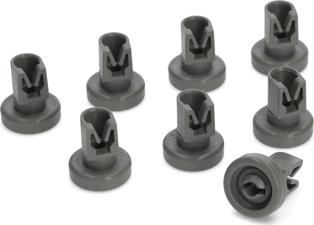 8 X Rotelle Cesto Inferiore Per Electrolux Zanussi AEG Lavastoviglie - Foto 2